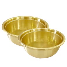 Let's Home 黃色洋銀拌盆, 2個, 單品
