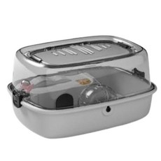 Carno 卡諾 倉鼠彩色一體式籠子, 1個, 灰色