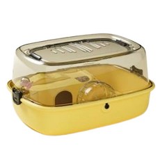 Carno 卡諾 倉鼠彩色一體式籠子, 1個, 黃色