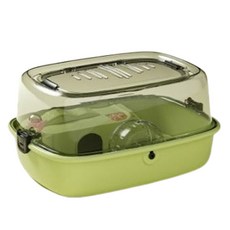 Carno 卡諾 倉鼠彩色一體式籠子, 1個, 綠色