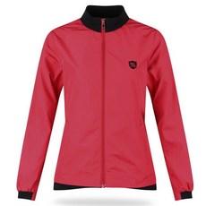 luxgolf 女款全拉鍊藝術圖案防風夾克 JB4S806W
