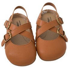 발소리 베이비잼 여아용 타냐 플랫슈즈