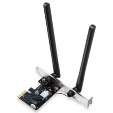머큐시스 AXE5400 Wi-Fi 6E 트라이 밴드 불루투스 5.2 PCle 랜카드, MA86XE, 1개
