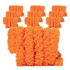 Yarna 毛絨毛根鐵絲娃娃線 15mm, 4 橘色, 10個