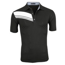 McKENLY New Eagle 男士夏季高爾夫短袖T恤 LM-4026