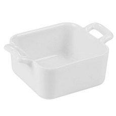 REVOL Belcuisine 方形把手醬料碟 7cm, 1個, 白色