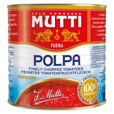 MUTTI 慕堤 精切番茄丁醬, 1個, 2.5kg