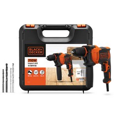 BLACK&DECKER 百工 710W 鎚鑽 BEH710K, 1個, 主產品(無額外電池)