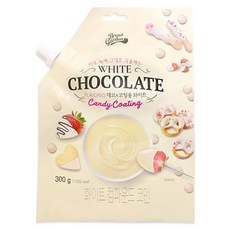 Bread Garden 裝飾與塗層用白巧克力片, 1個, 300g