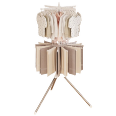 Aromates 家用折疊式2層晾衣架, 混合顏色