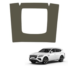 MAYTON 車用改裝皮革原廠色SC第二排中控台後蓋, 卡其色, Genesis GV80