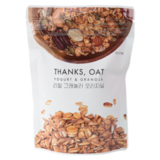 THANKSOAT 真格蘭諾拉麥片 原味, 180g, 1包