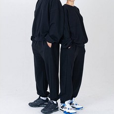 오에타 무지 더블 프리미엄 코튼 오버핏 맨투맨