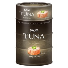 사조 프리미엄 알바코 참치, 100g, 4개