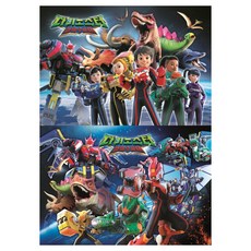 Dinoster 恐龍守護隊 8開拼圖 2款套組, Unicorn, 不適用