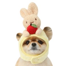 ITS DOG 寵物白雪公主愛蘋果帽, 1個, 黃色
