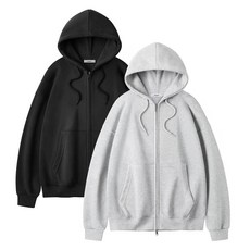 Naven 2件組 Oversize連帽拉鍊外套 NA2ZP