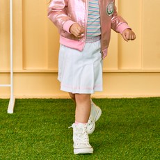 GUESS KIDS 女童網球風格內襯褲裙