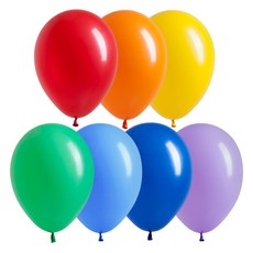 Sempertex 彩虹氣球 30cm 30入組, 紅色, 橘色, 黃色, 綠色, 藍色, 寶藍色, 紫丁香色, 1套