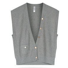 Luxgolf 430Golf女款V領紐扣馬甲背心LB3A524W