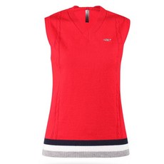 luxgolf 430高爾夫 女款V領麻花針織背心馬甲 LB3A518W