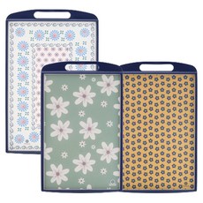 MAISON OBJET 波蘭印花雙面砧板組, 1組, 特大切菜板 + 大切菜板 2p