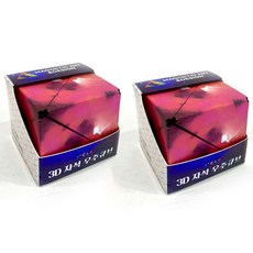 아이끌레 3D 자석 우주큐브, 레드, 2개
