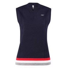 럭스골프 430골프 여성용 브이넥 케이블 베스트 조끼 LB3A518W