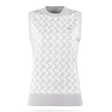 luxgolf 430高爾夫 女用圓領圖案背心馬甲 LB3A516W