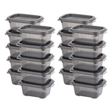 EASY&FREE Black Keep Edition 飯食保存容器 290ml, 1套, 20個