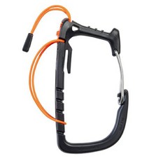PETZL 攜帶工具 Evo 設備掛鉤登山扣 AP-P043AB00, 1個, 黑色