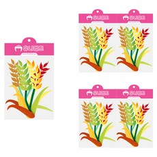 Uniart 毛氈稻穗雙色毛氈紙, 混合色, 5個