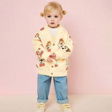 milkmile 迪士尼兒童款新款奇奇蒂蒂亮點開襟衫