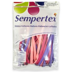 셈퍼텍스 요술풍선 260S 50p 세트, 핑크 + 푸치샤 + 라일락, 1세트
