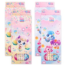 STUDIO EIGHT 糖醋朗朗上口2B鉛筆10p, 4個, 隨機出貨