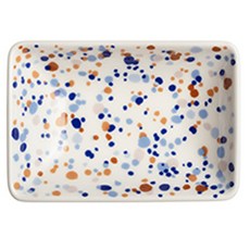 IITTALA Oiba Toyca 收藏盤, 1個, 海爾藍棕色