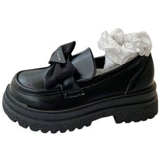 PEONIST 女性蝴蝶結時尚樂福鞋