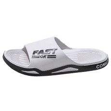 PEONIST 男士防滑運動拖鞋, 230, 白色