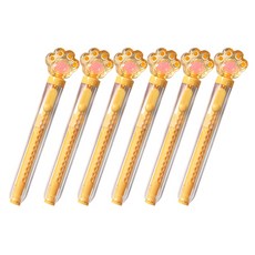 2Youngdesign 推滑式貓咪橡皮擦, 黃色, 6個