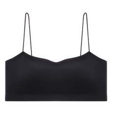 Moon Lit 無痕胸墊一體式細肩帶短版背心