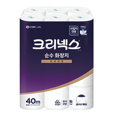 Kleenex 舒潔 柳韓金佰利 2層純粹捲筒衛生紙 40m, 24個, 24入