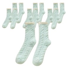 피어니스트 여성용 코랄 두꺼운 수면양말 7족 세트