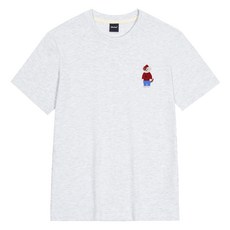 옥스타 미니미 강렬한 브로독 통기성 반팔 티셔츠 1TS006