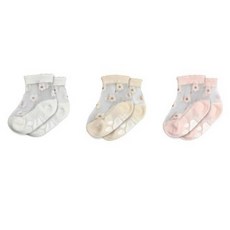 Hi Baby Club 嬰幼兒透視花朵襪3件組