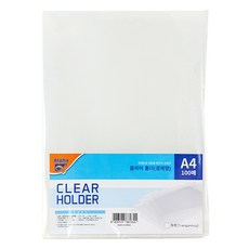 Alpha 經濟型A4透明文件夾 100入, 1個, 透明