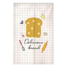 이그나스 주방 일러스트 가리개 커튼