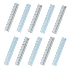 ibis 20cm彩色方格尺, 隨機出貨, 10個