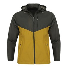 FERRA US 男款拼色局部網眼連帽輕量防風夾克 OCOM4RV7033