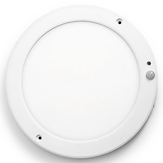 LED 超薄邊框圓形玄關感應燈 21W 220mm, 1個, 燈泡色(白光)