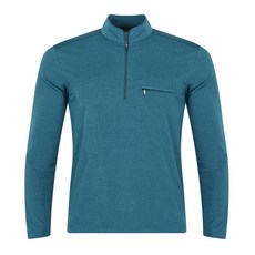 FERRA US 男款素色拉鍊口袋半拉鍊登山衫 OCTM4SR5402